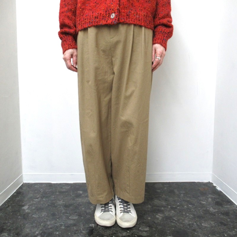 ina  裾デザインパンツ /BE02 【日本製】